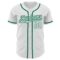 Custom White Kelly Green Authentic Baseball Jersey
