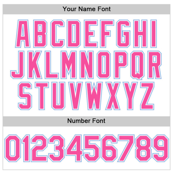 Custom White Pink Pinstripe Light Blue Authentic Sleeveless Baseball Jersey