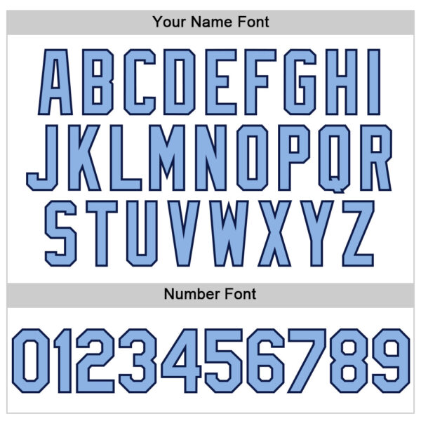 Custom White Light Blue Pinstripe Navy Authentic Sleeveless Baseball Jersey