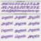 Custom White Purple Authentic Baseball Jersey