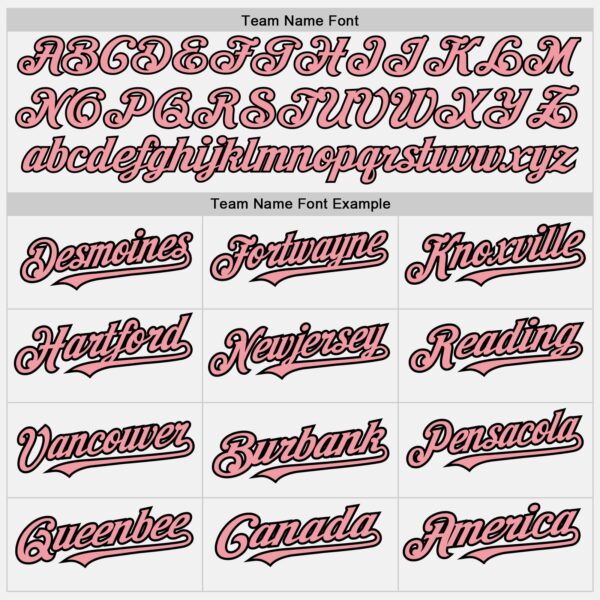 Custom White (Black Medium Pink Pinstripe) Silver-Black Authentic Baseball Jersey