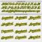 Custom White (Green Gold Pinstripe) Green-Gold Authentic Baseball Jersey