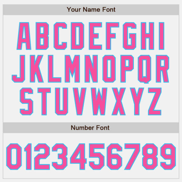 Custom White (Sky Blue Pink Pinstripe) Pink-Sky Blue Authentic Baseball Jersey