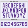 Custom White Purple Mesh Authentic Throwback Baseball Jersey
