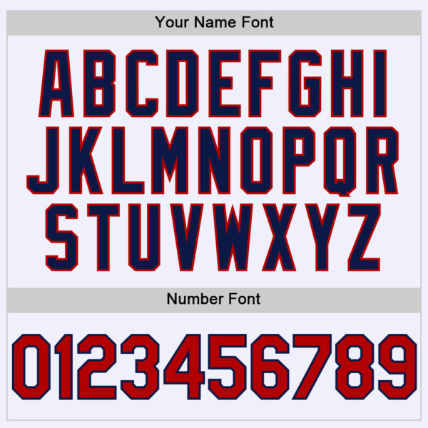 Custom White Red-Navy Mesh Authentic Throwback Baseball Jersey