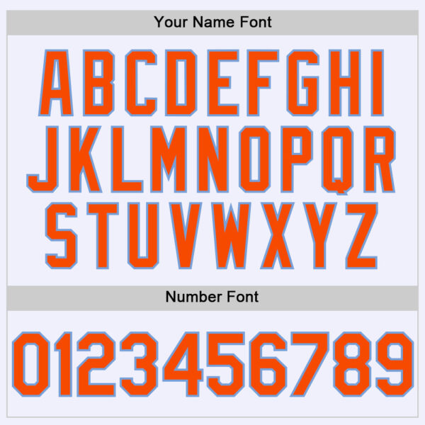 Custom White Orange-Powder Blue Mesh Authentic Throwback Baseball Jersey