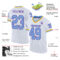 White1866-1 Custom White Light Blue Purple-Gold Mesh Authentic Throwback Football Jersey