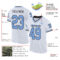 White1890-1 Custom White Light Blue-Black Mesh Authentic Throwback Football Jersey