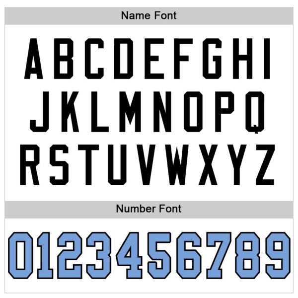 Custom White Light Blue-Black Mesh Authentic Throwback Football Jersey