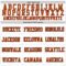 White1893-2 Custom White Orange-Black Mesh Authentic Throwback Football Jersey