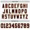 White1952-3 Custom White Black-Orange Mesh Authentic Throwback Football Jersey