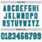 White1953-3 Custom White Teal-Black Mesh Authentic Throwback Football Jersey