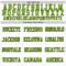 White1957-2 Custom White Neon Green-Black Mesh Authentic Throwback Football Jersey
