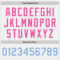 Custom White Light Blue-Pink Authentic Baseball Jersey