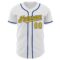 Custom White Yellow-Royal Authentic Baseball Jersey