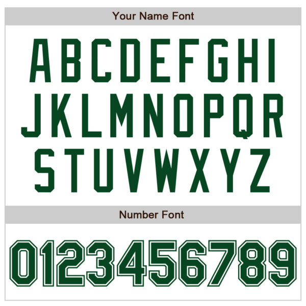 Custom White Green Authentic Baseball Jersey