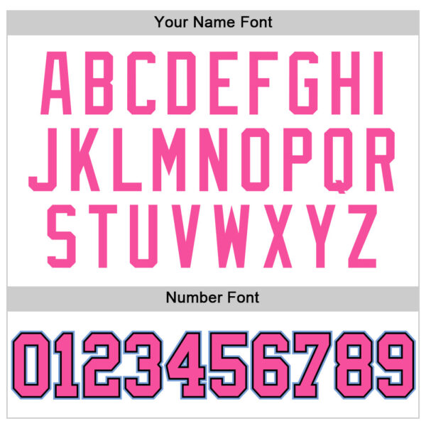 Custom White Black Pinstripe Pink-Light Blue Authentic Basketball Jersey