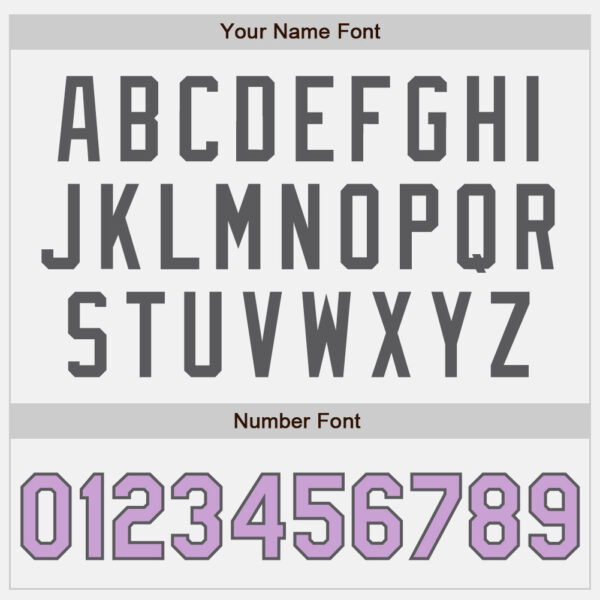 Custom White Light Purple-Steel Gray Authentic Baseball Jersey