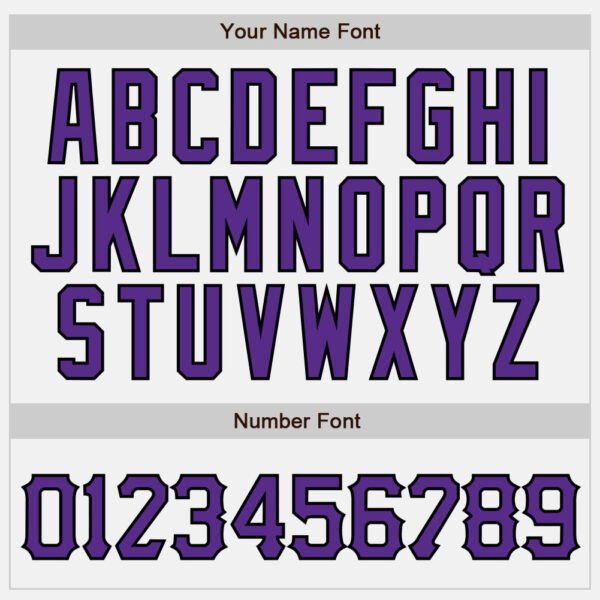 Custom White Purple-Black Authentic Baseball Jersey