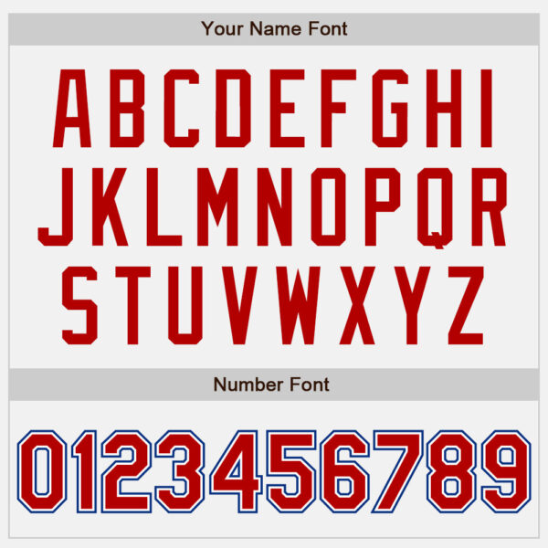 Custom White Red-Royal Authentic Baseball Jersey