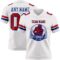 White2265-1 Custom White Red-Royal Authentic Football Jersey