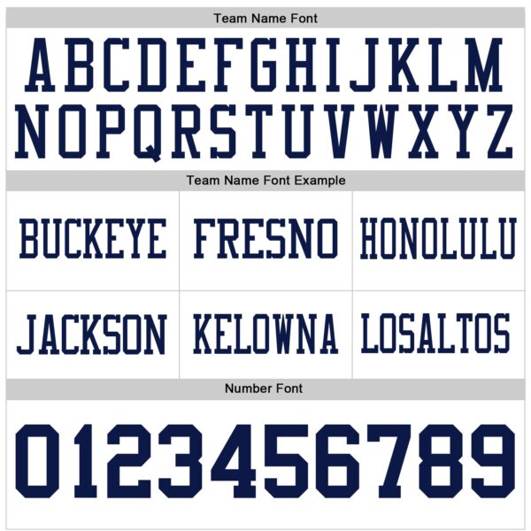 Custom White Navy Authentic Football Jersey