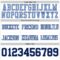 White2273-3 Custom White Navy-Light Blue Authentic Football Jersey