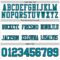 White2288-3 Custom White Teal-Black Authentic Football Jersey