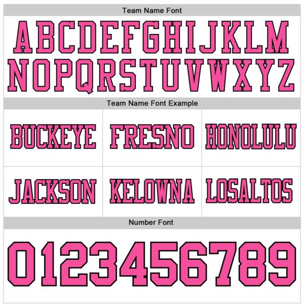 Custom White Pink-Black Authentic Football Jersey