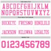 Custom White Pink Authentic Football Jersey