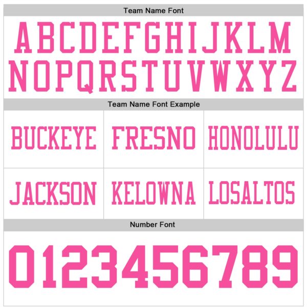 Custom White Pink Authentic Football Jersey