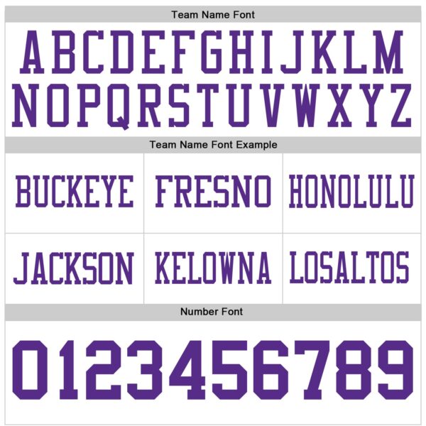 Custom White Purple Authentic Football Jersey