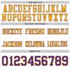 Custom White Purple-Gold Authentic Football Jersey