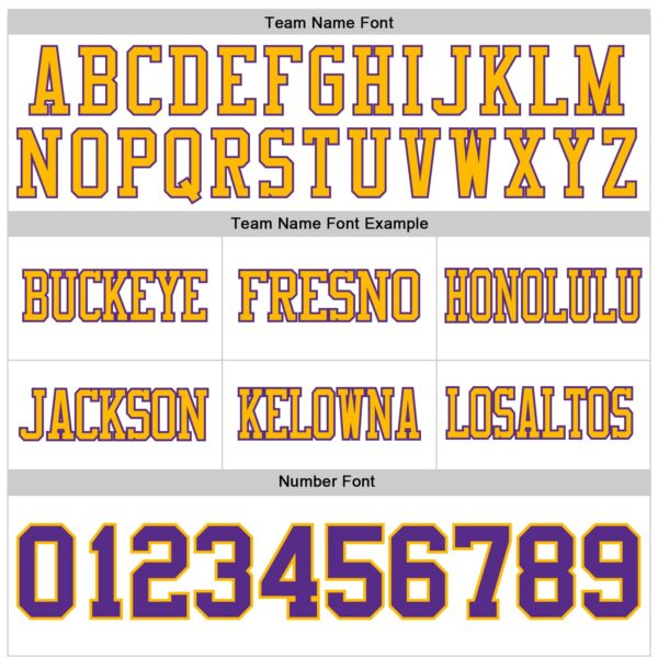 Custom White Purple-Gold Authentic Football Jersey