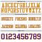 White2301-3 Custom White Purple-Gold Authentic Football Jersey