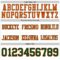 White2306-3 Custom White Green-Orange Authentic Football Jersey