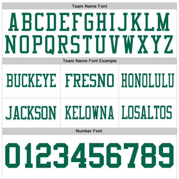 Custom White Kelly Green Authentic Football Jersey