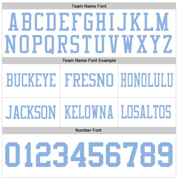 Custom White Light Blue Authentic Football Jersey