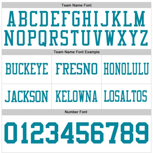 Custom White Teal Authentic Football Jersey