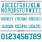White2319-3 Custom White Teal Authentic Football Jersey