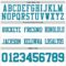 White2320-3 Custom White Teal-Gray Authentic Football Jersey