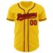 Custom Yellow Red-Black Authentic Baseball Jersey