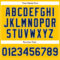 Custom Yellow Navy-Light Blue Authentic Baseball Jersey
