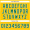 Custom Yellow Kelly Green-White Authentic Baseball Jersey