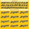 Custom Yellow Black-White Authentic Baseball Jersey