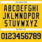 Custom Yellow Black-White Authentic Baseball Jersey