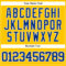 Custom Yellow Royal-White Authentic Baseball Jersey