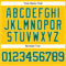 Custom Yellow Kelly Green-White Authentic Baseball Jersey