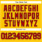 Custom Yellow Red-Navy Authentic Baseball Jersey