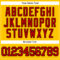 Custom Yellow Red-Black Authentic Baseball Jersey